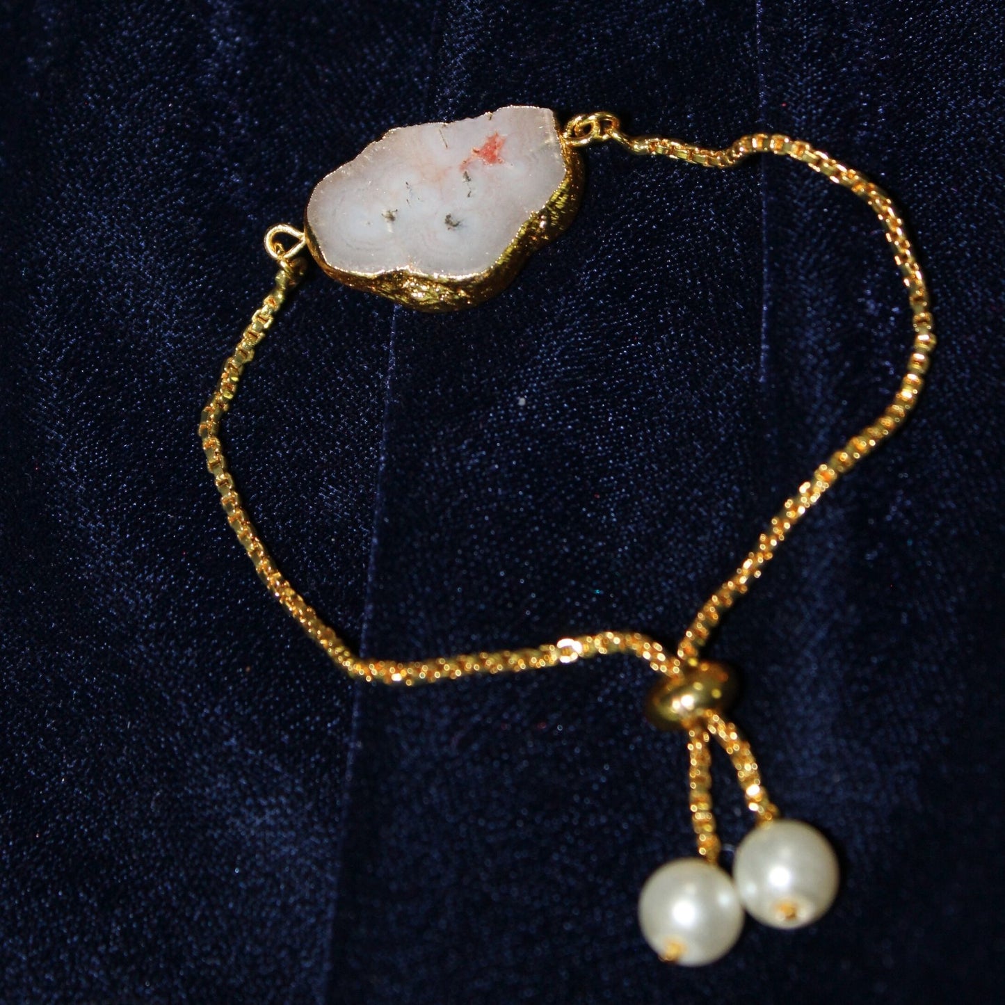 Silva Sutra grey stone bracelet