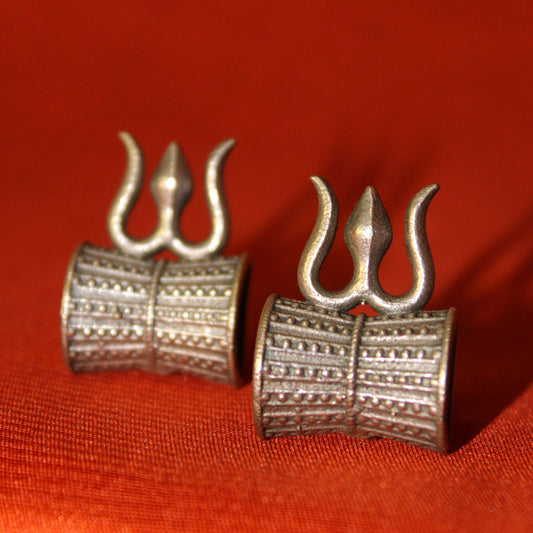 Silva Sutra Divine Damru Earrings