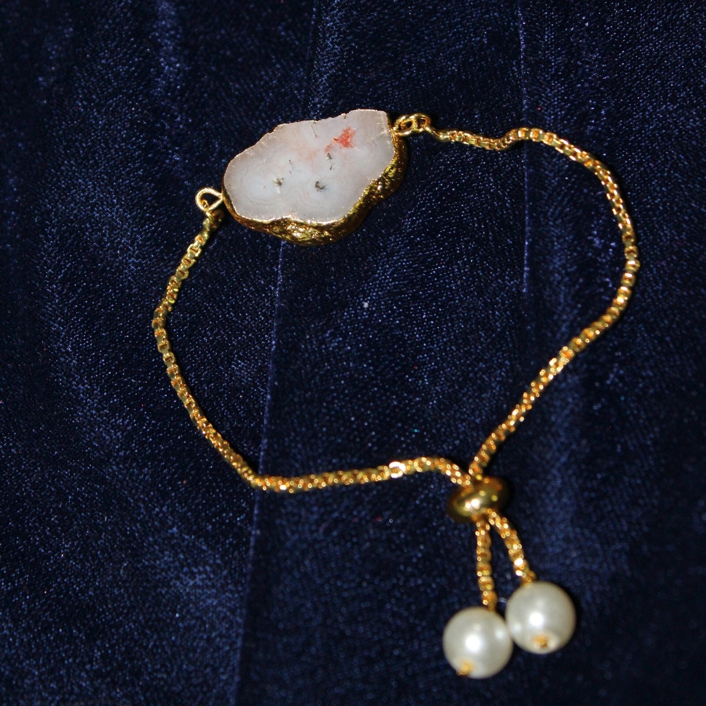 Silva Sutra grey stone bracelet