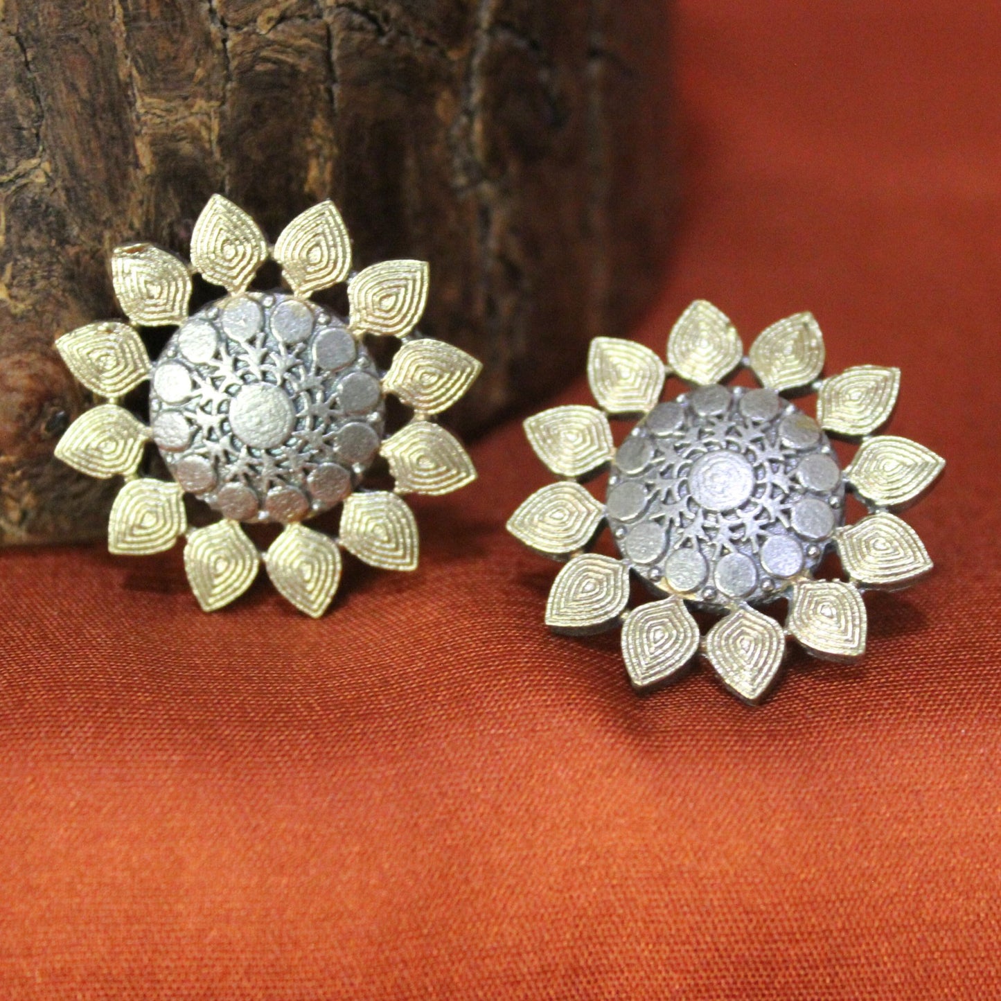 Silva Sutra floral studs