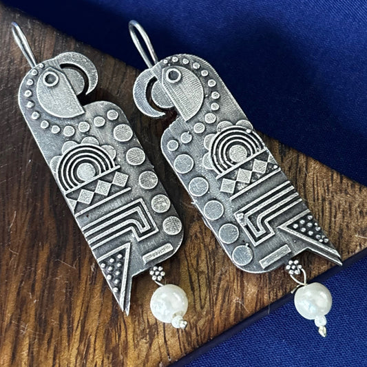 Silva Sutra Parrot Earrings