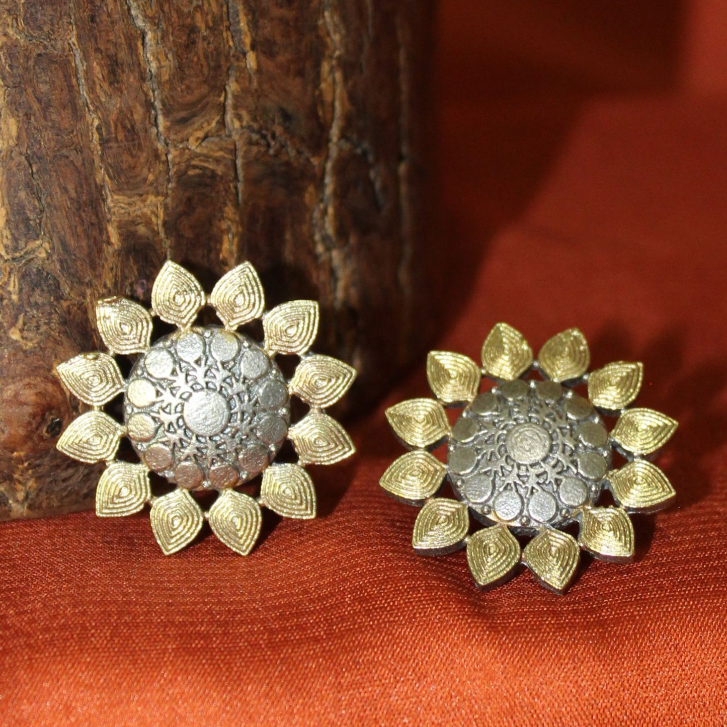 Silva Sutra floral studs