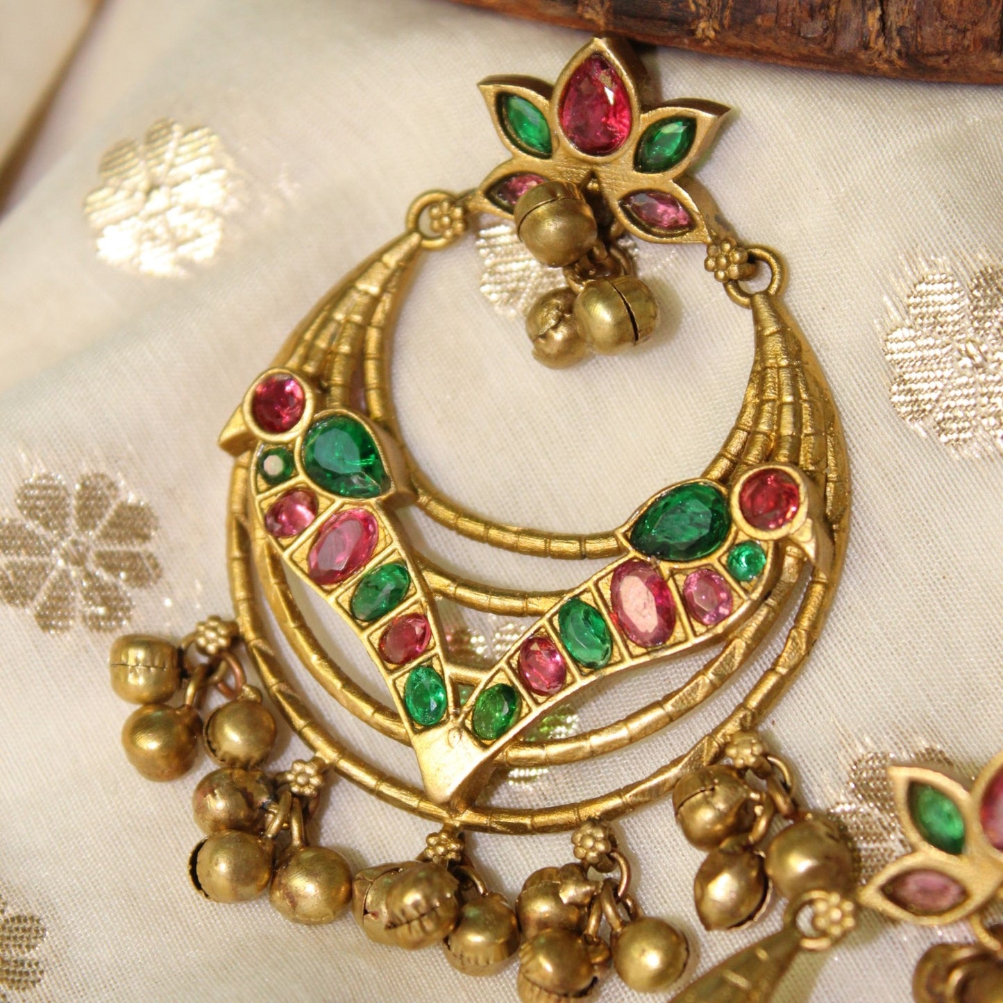 Silva Sutra Chandbali Earrings