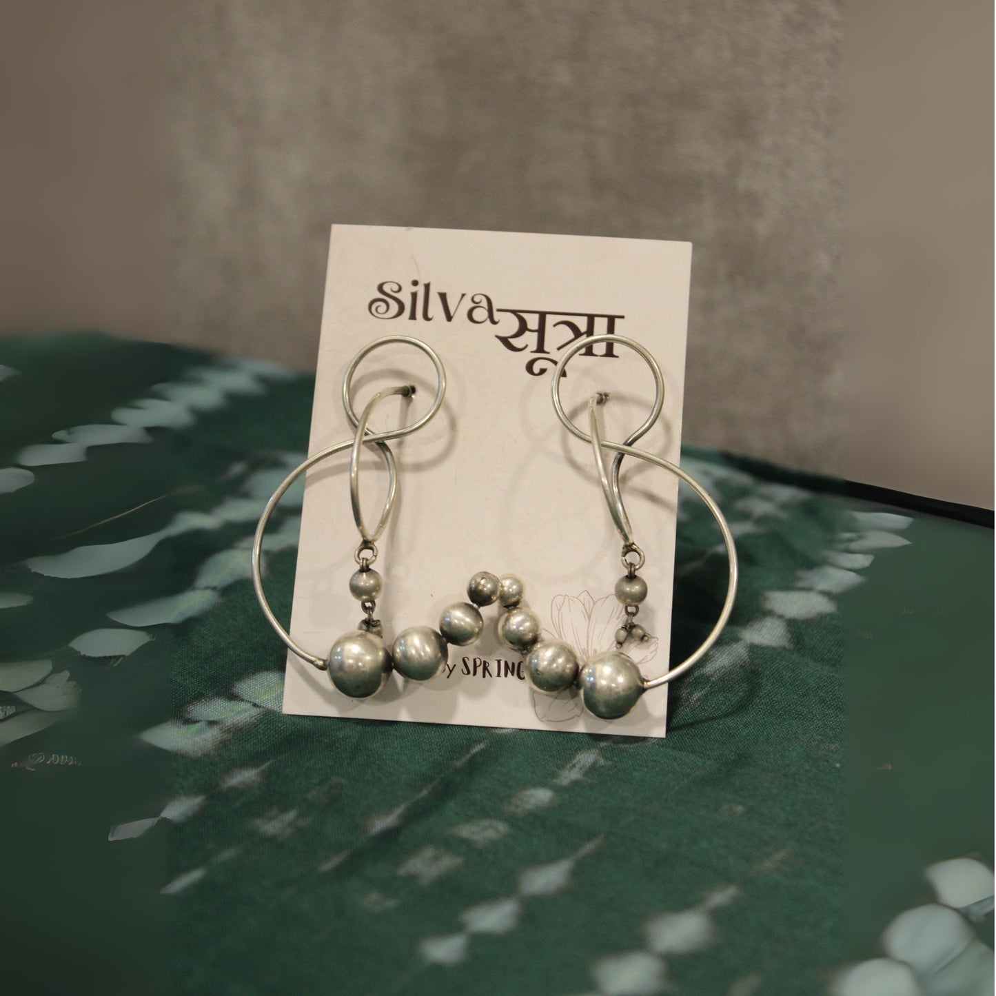 Abstract Bead Earcuffs