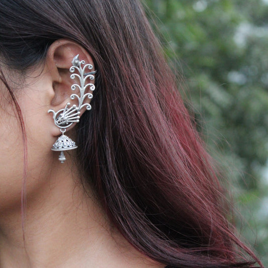 Silva Sutra Peacock Ear Cuffs