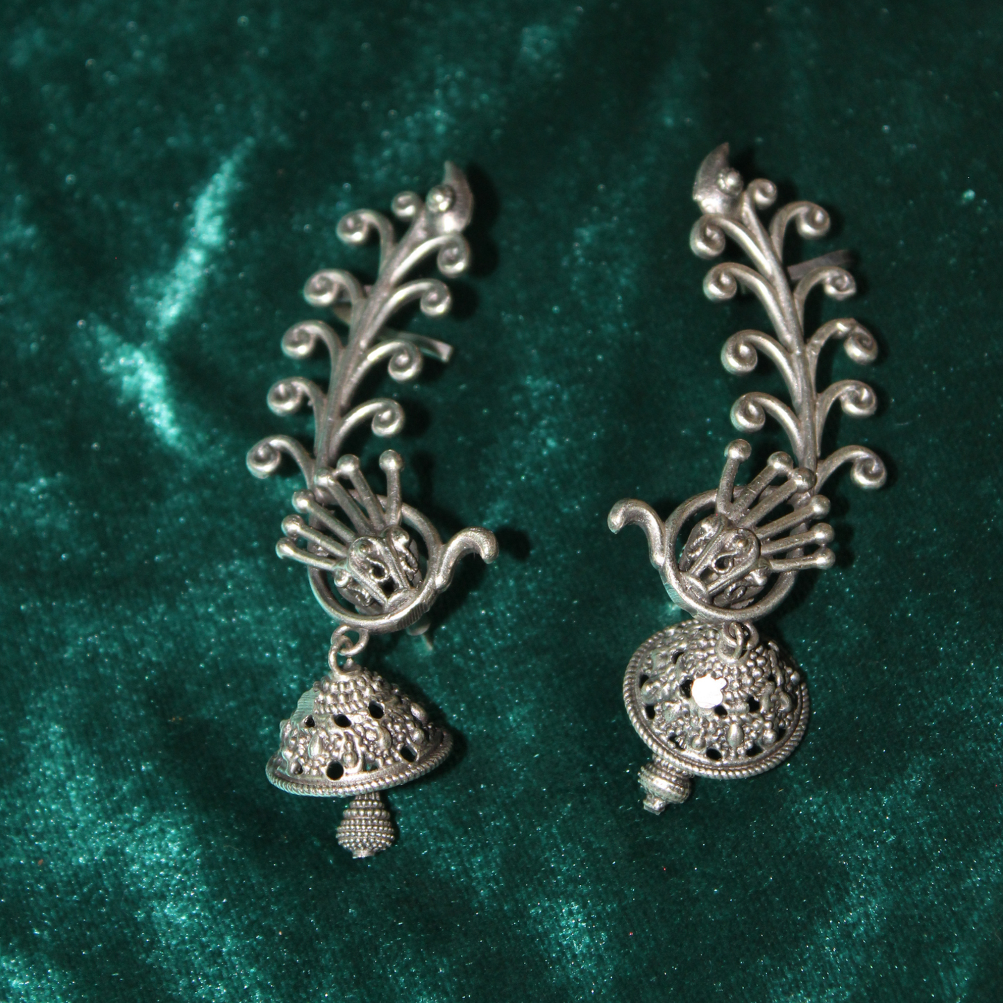 Silva Sutra Peacock Ear Cuffs