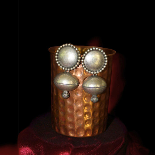 Silva Sutra Silver Dangler Earrings