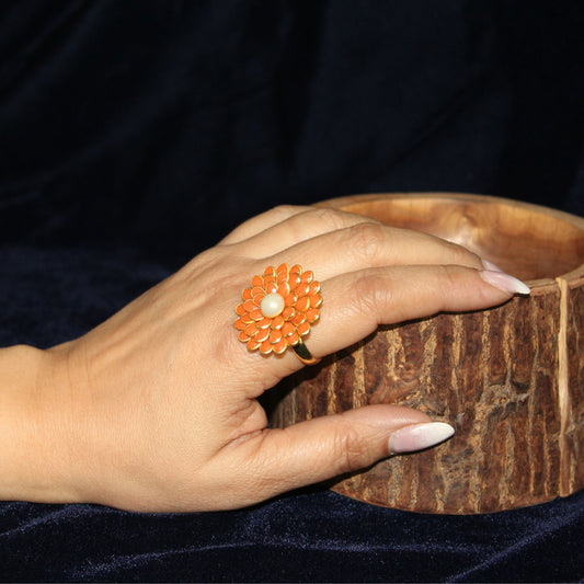 Silva Sutra Zinnia rings