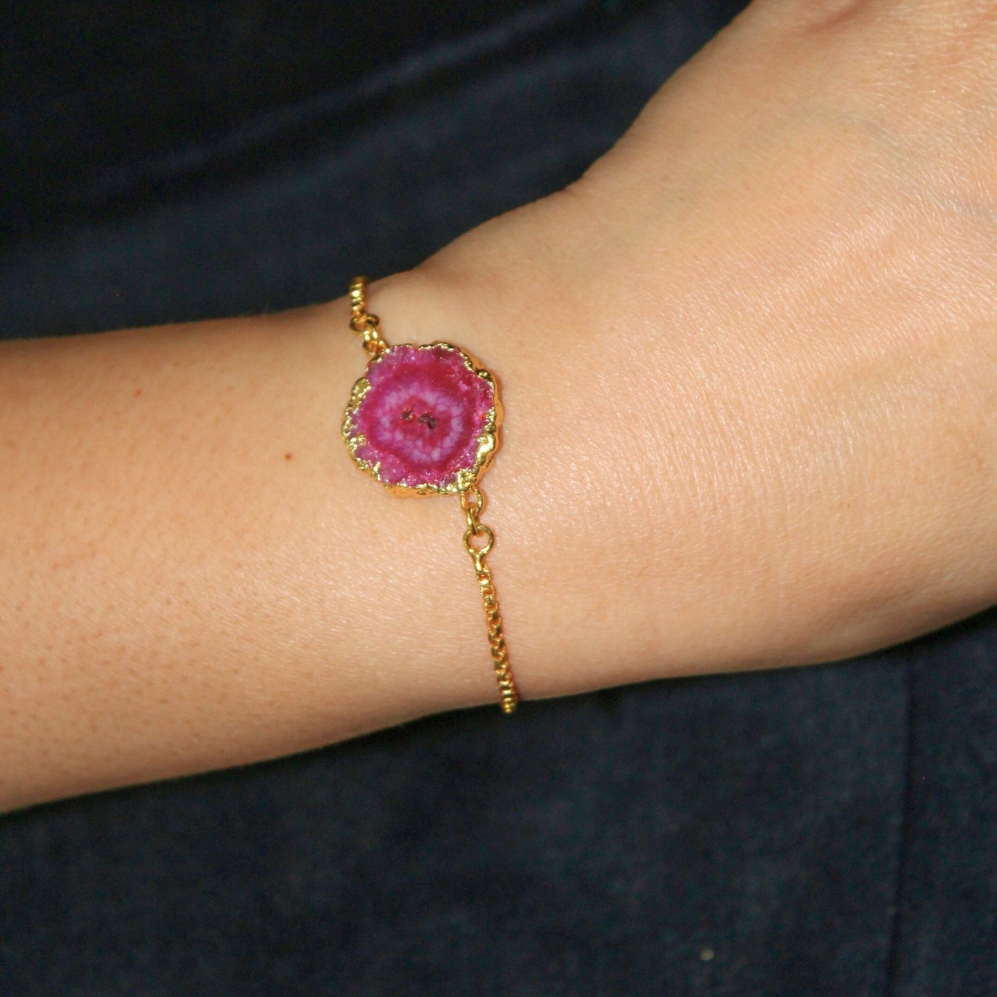 Silva Sutra pink stone bracelet