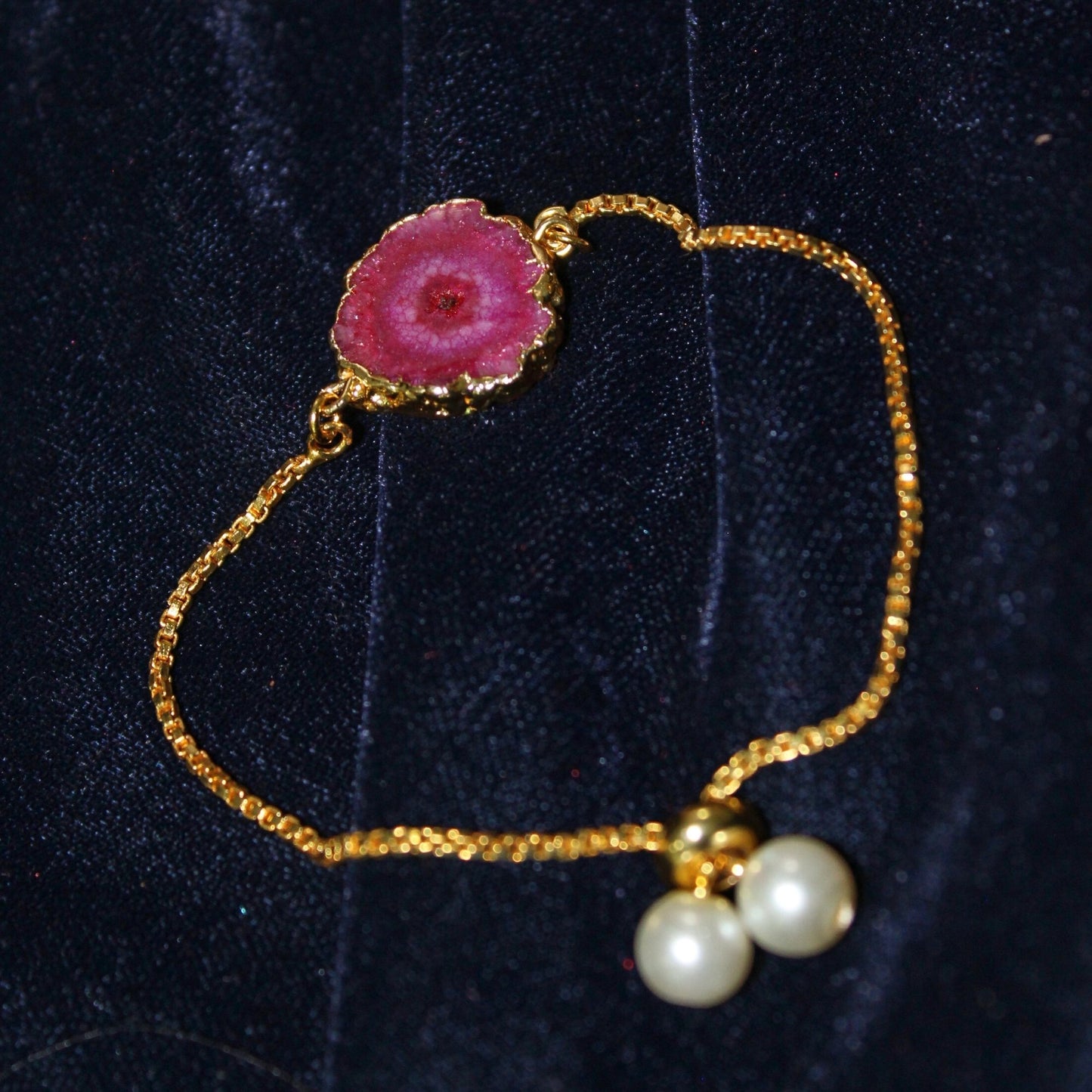 Silva Sutra pink stone bracelet