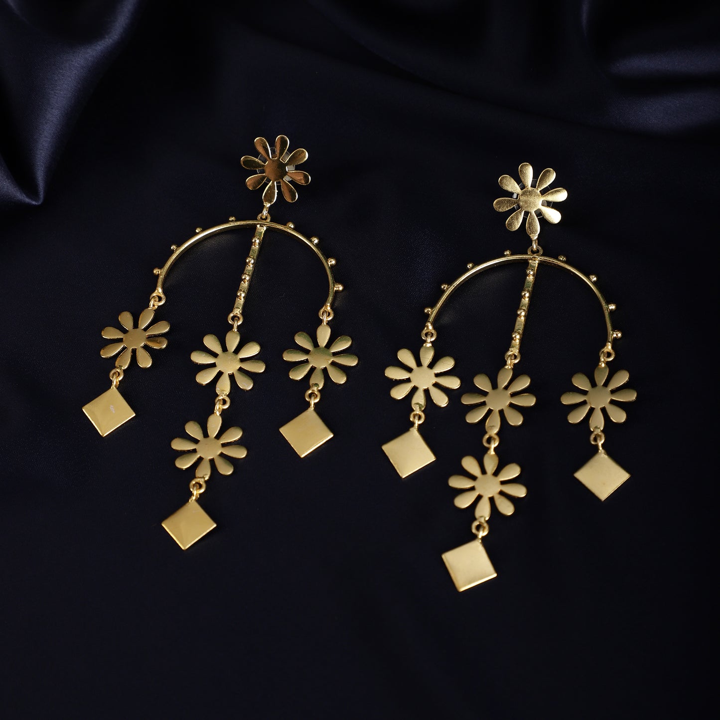 Golden Blossom Chandeliers