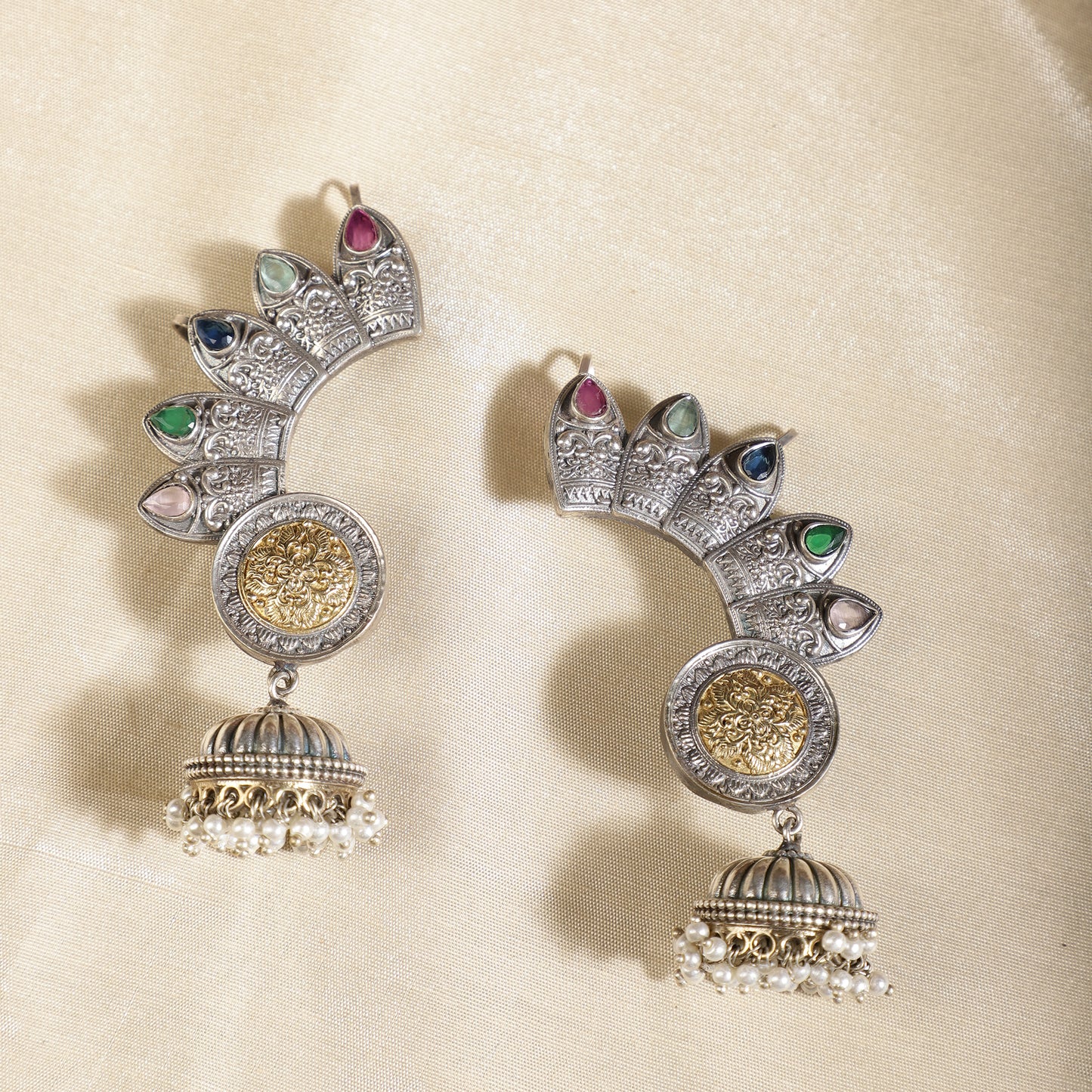 Tribal Dual toned ear cuffs