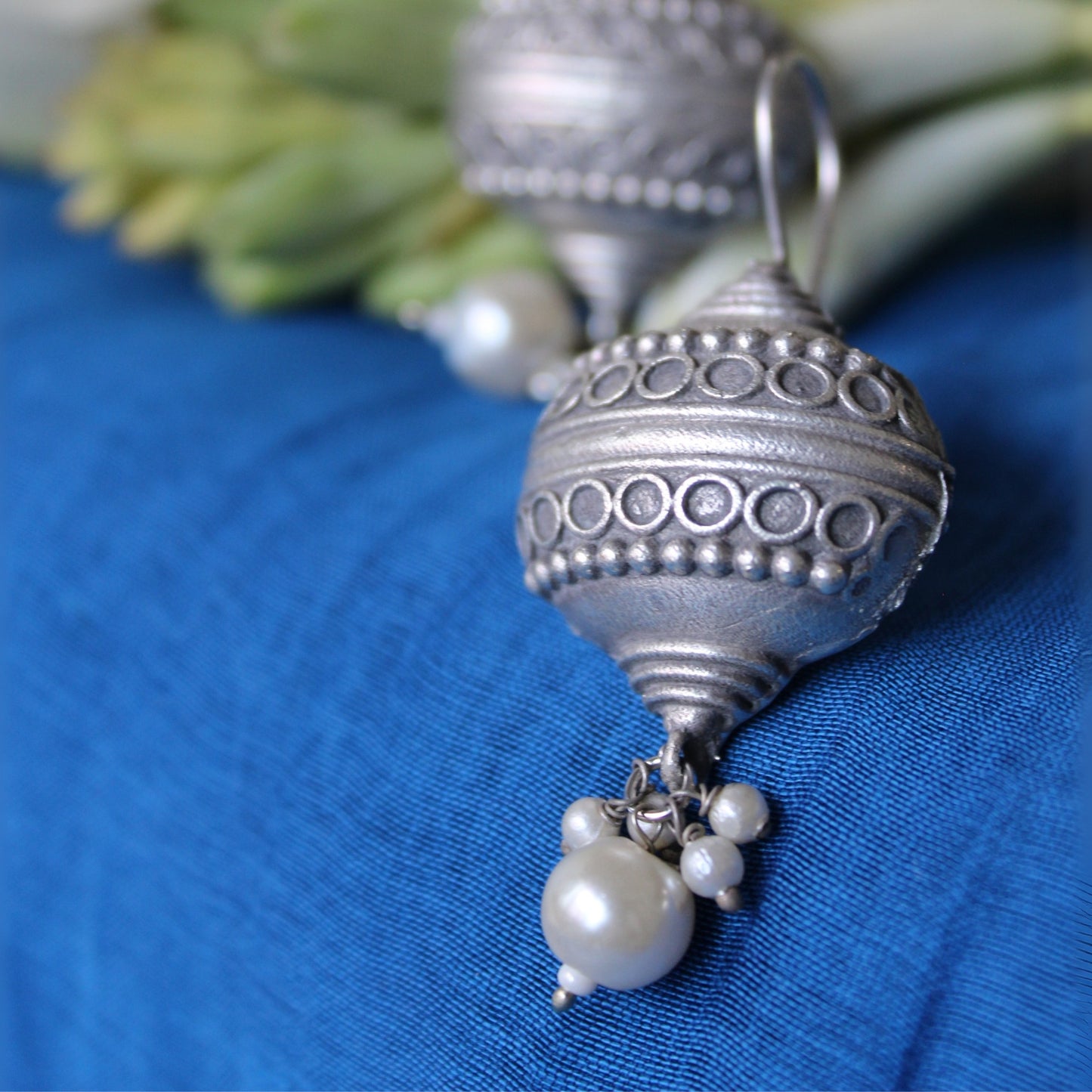 Oxidised Dome Drops