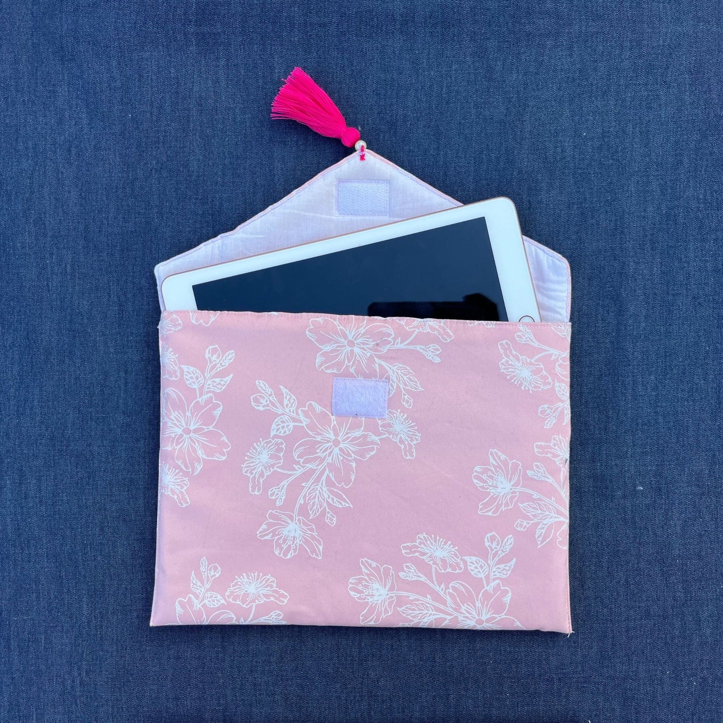 Pink Printed IPad Sleeve