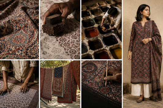 Ajrakh Print Explained: History, Process, and How to Wear It