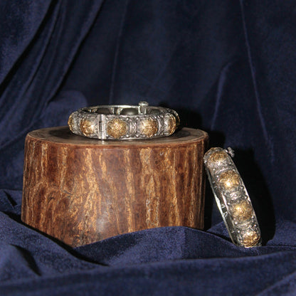 Silva Sutra dual tone bangle- 1 Piece