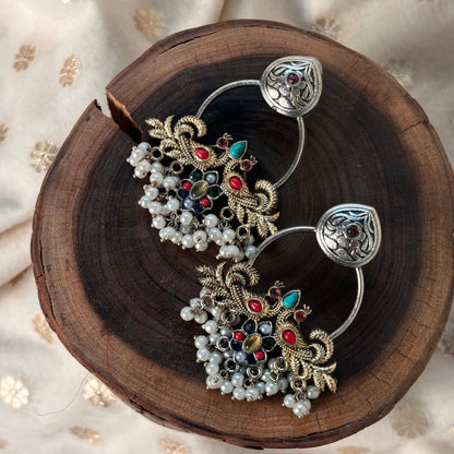 Silva Sutra Mosaic Muse Hoops