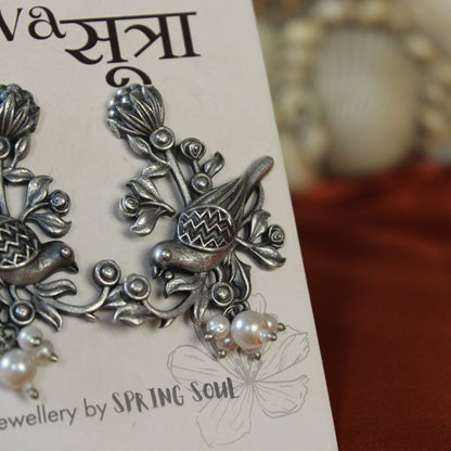 Silva Sutra Bird Earrings
