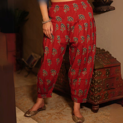 Indigo Chanderi Kurta Set