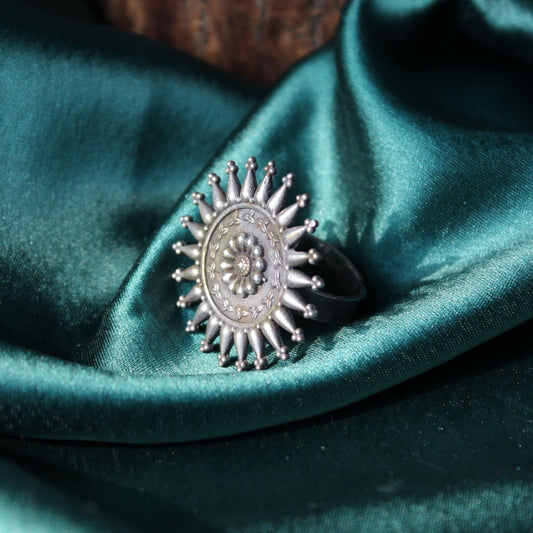 Sun Oxidised Ring