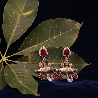 Heritage Ruby Drop Earrings