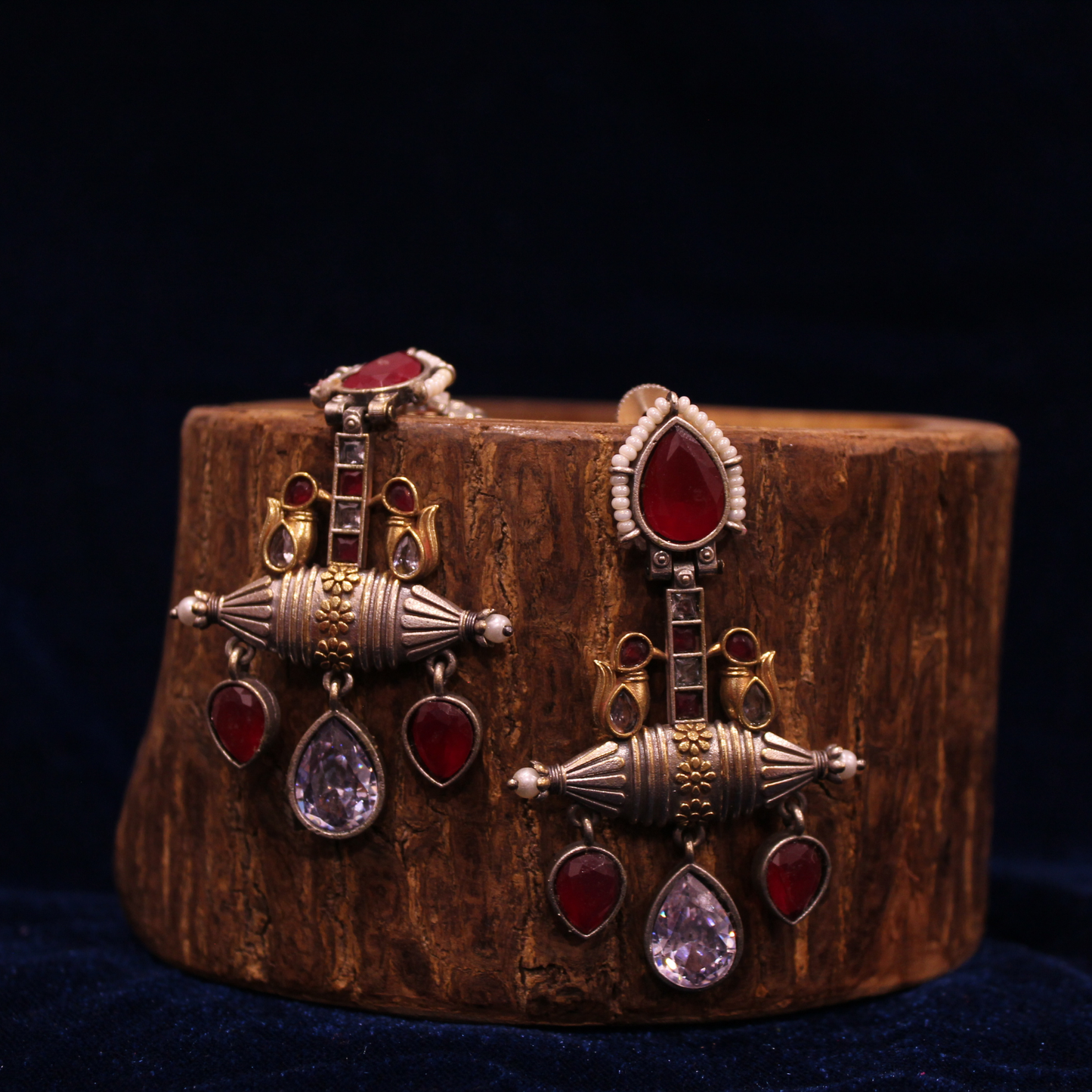 Heritage Ruby Drop Earrings