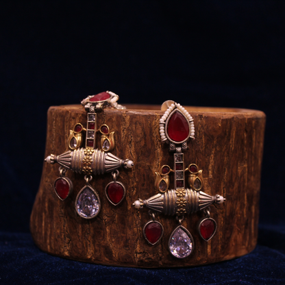 Heritage Ruby Drop Earrings