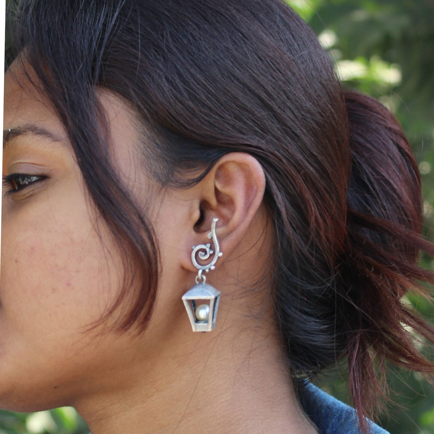 Silva Sutra Lantern Earrings