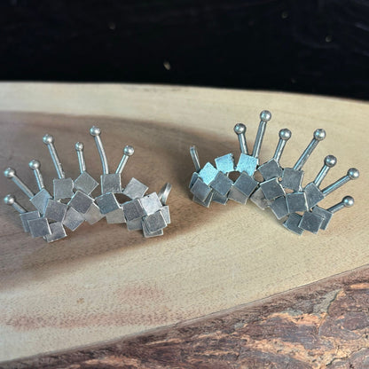 Silva Sutra Geometric Ear Cuffs