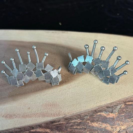 Silva Sutra Geometric Ear Cuffs