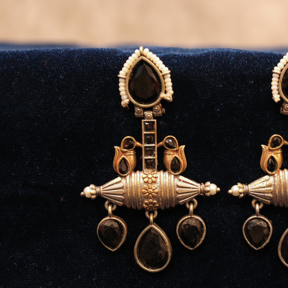 Black Stone Tribal Drops