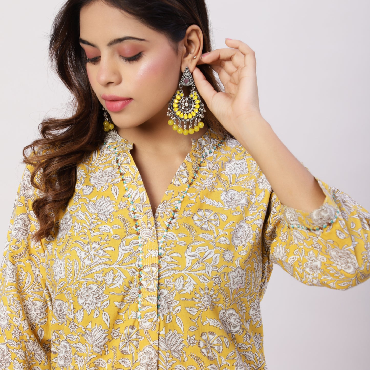 Printed cotton co-ord set