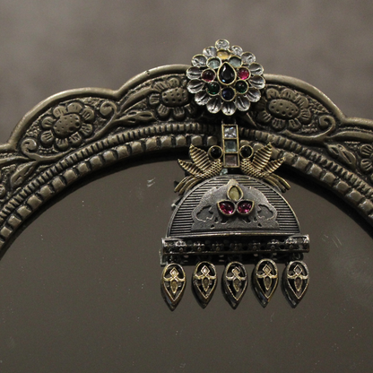 Two-Tone Heritage Bell Jhumkas