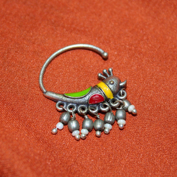 Silva Sutra chirpy bird nose ring