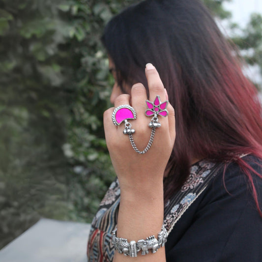 Silva Sutra Statement connector rings