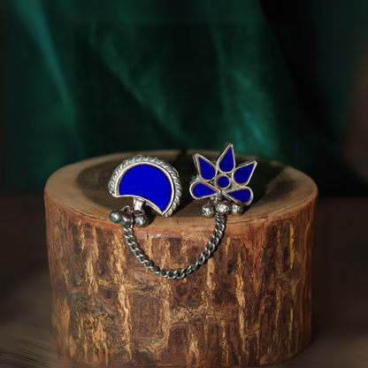 Blue connector rings