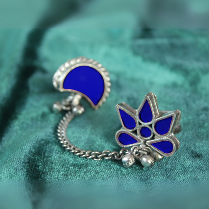 Blue connector rings