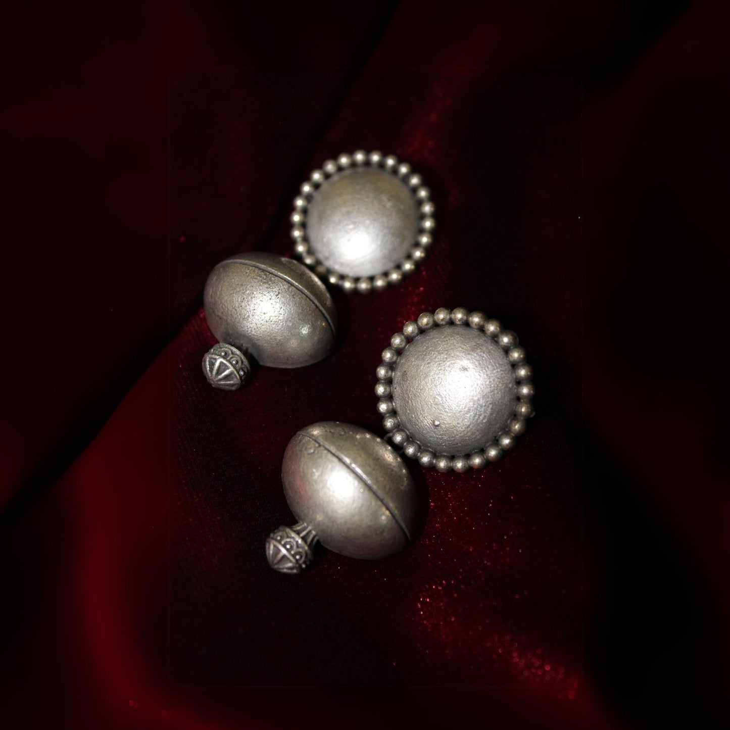 Silva Sutra Silver Dangler Earrings