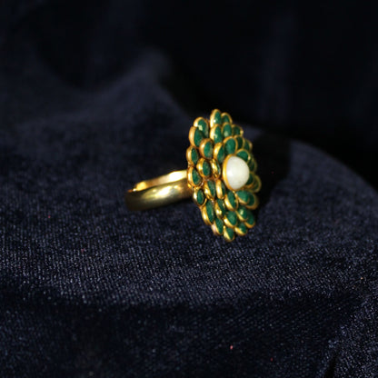 Silva Sutra Zinnia rings