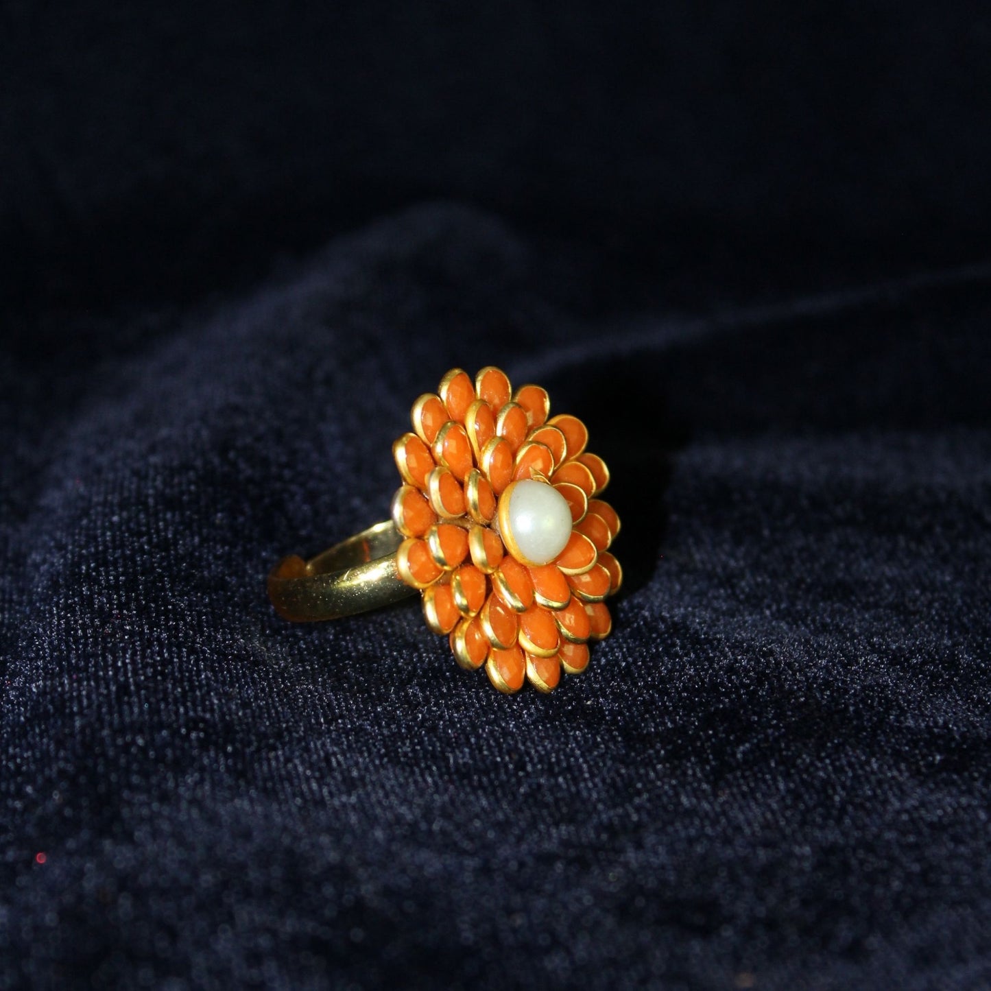 Silva Sutra Zinnia rings