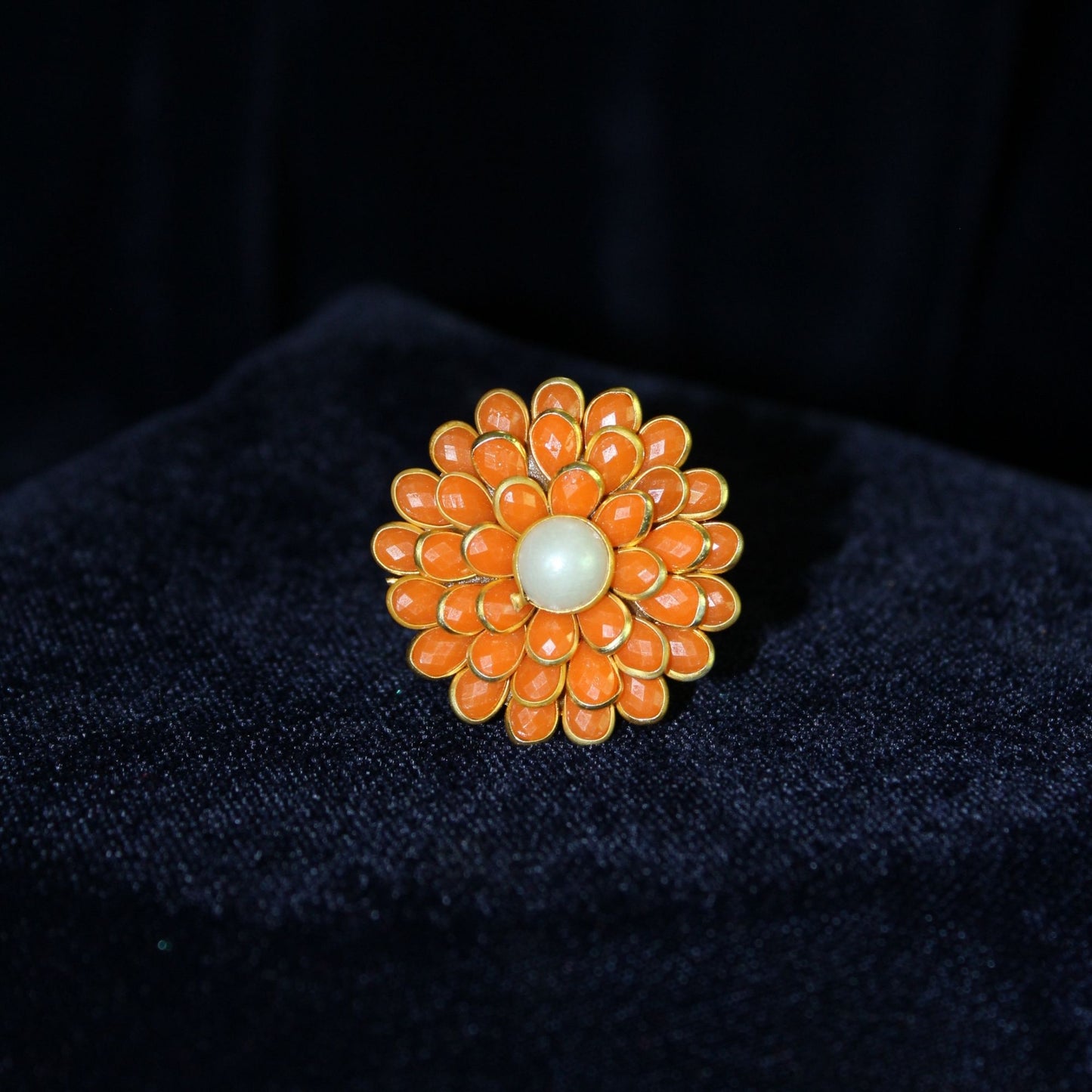 Silva Sutra Zinnia rings