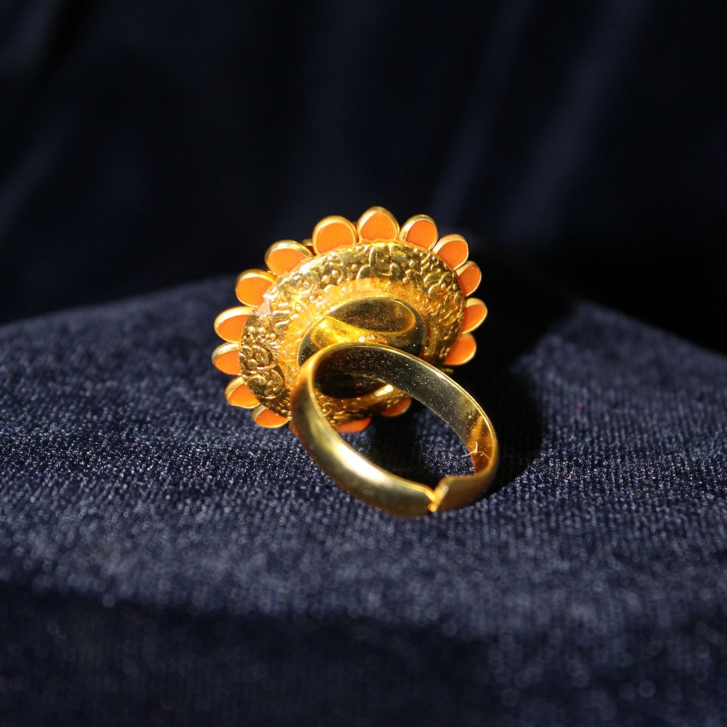 Silva Sutra Zinnia rings