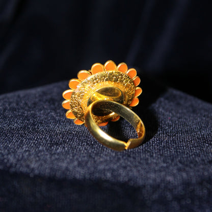 Silva Sutra Zinnia rings