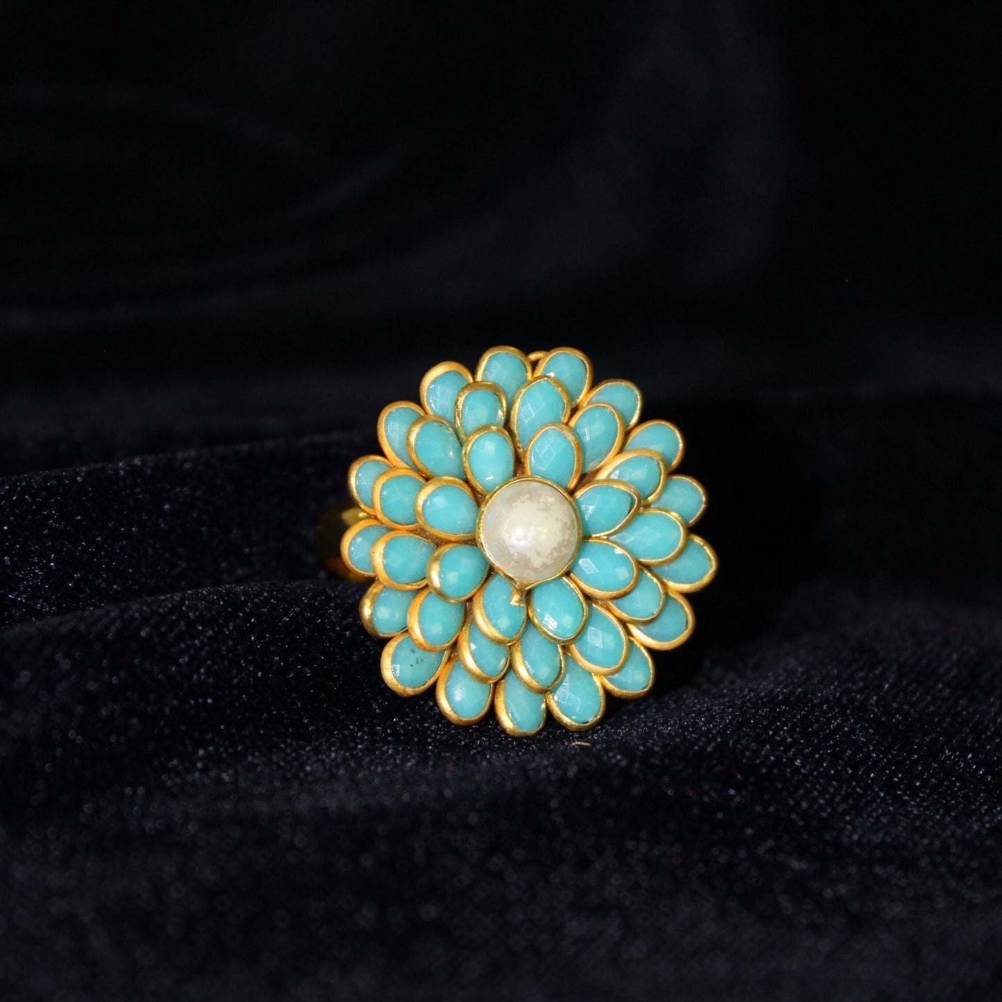 Silva Sutra Zinnia rings