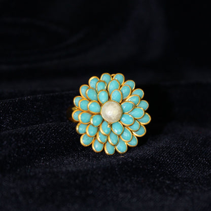 Silva Sutra Zinnia rings