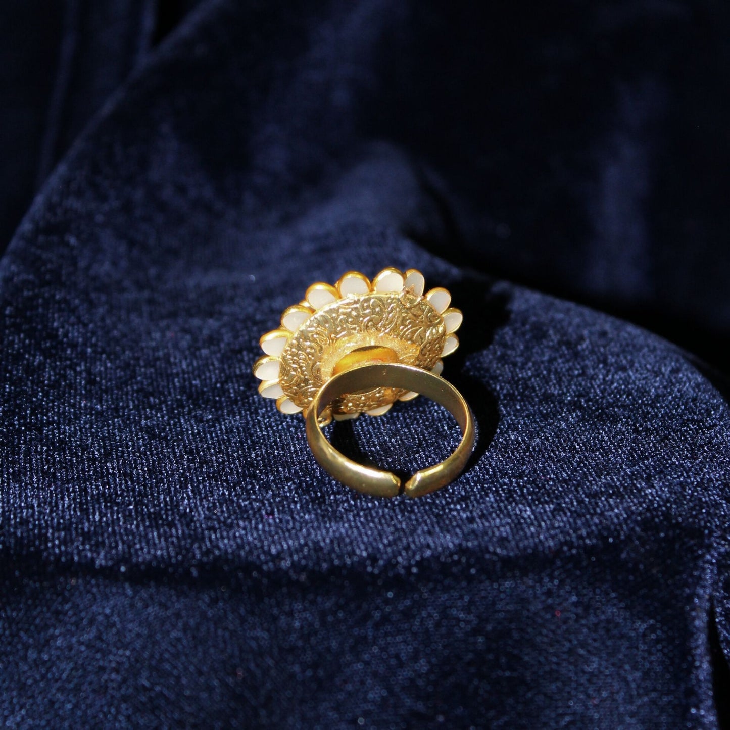 Silva Sutra Zinnia rings