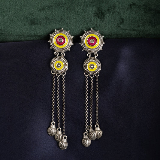 Sunshine Enamel Drop earrings