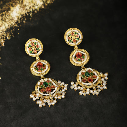 Gold-Toned Drop Earrings