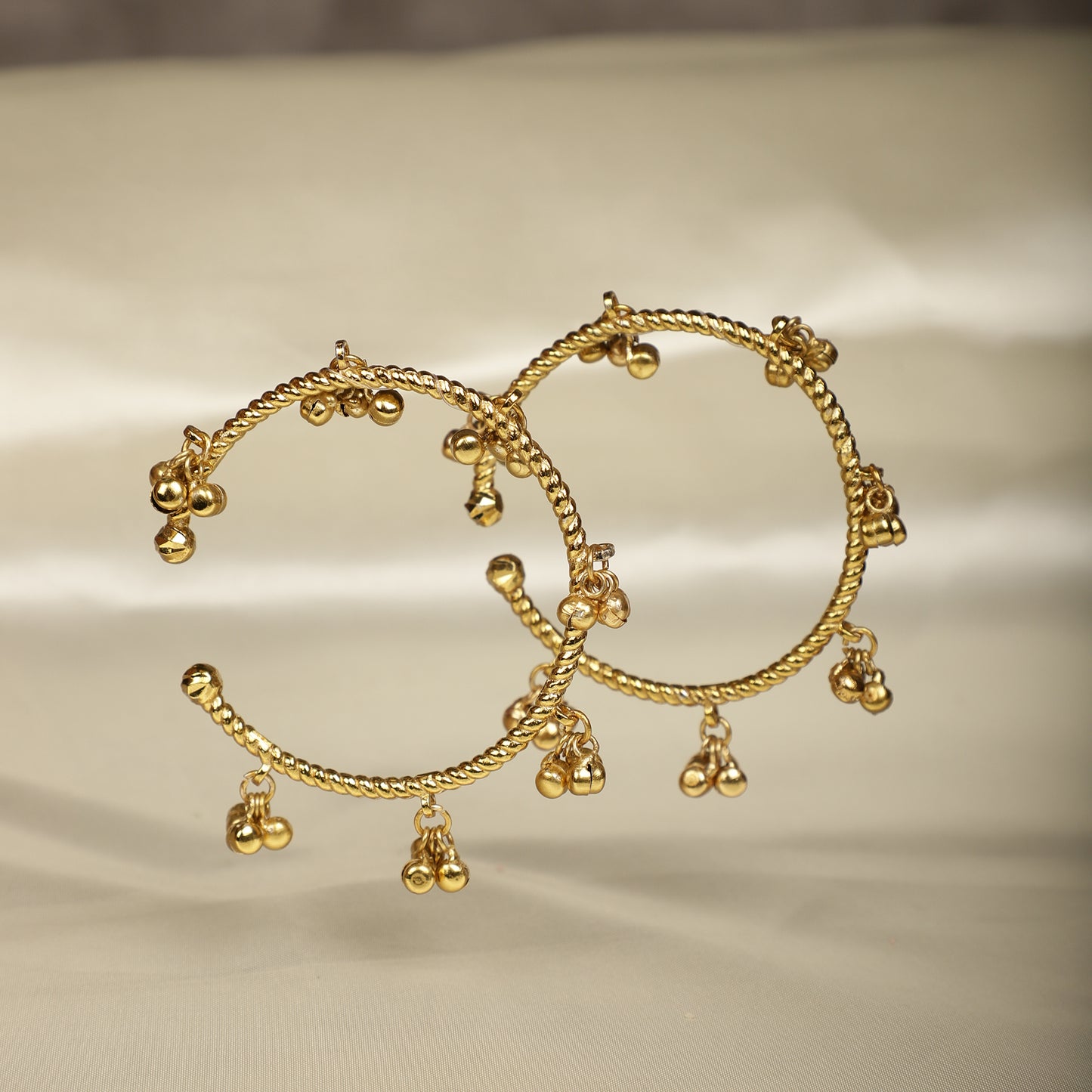 Ghungroo Gold Bangles- Set of 2