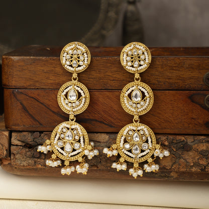 Gold-Toned Drop Earrings